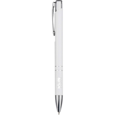 Logotrade promotional product picture of: Moneta recycled aluminium ballpoint pen (blue ink)