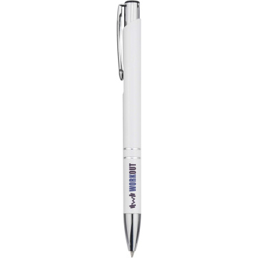 Logotrade promotional products photo of: Moneta recycled aluminium ballpoint pen (blue ink)