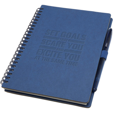 Logotrade promotional product image of: Slate reusable soft cover notebook and pen set (black ink)