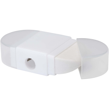 Logo trade promotional merchandise photo of: Velvi pencil sharpener with eraser 