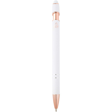 Logotrade promotional giveaway image of: Nanna ballpoint pen with rose gold finish (black ink)
