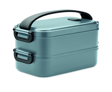 Logo trade promotional products image of: Lunch box in recycled PP
