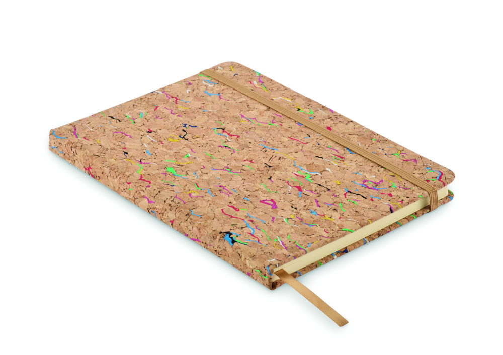 Logotrade promotional giveaways photo of: A5 cork coloured notebook