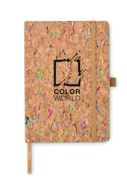 Logotrade business gift image of: A5 cork coloured notebook