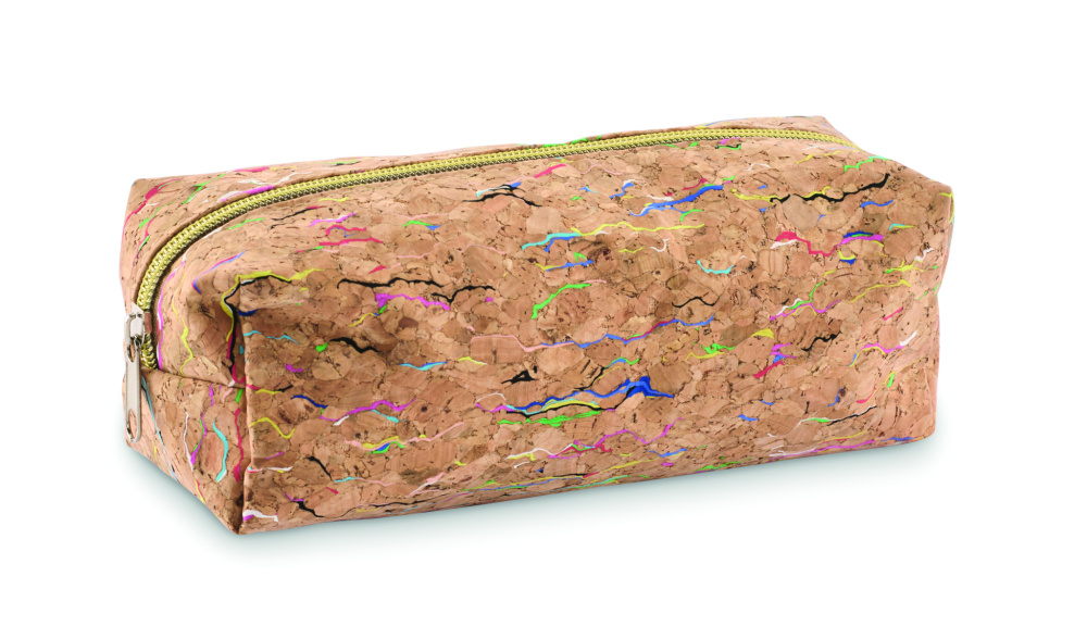 Logotrade advertising product image of: Coloured cork pencil case