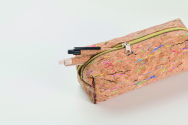 Logotrade corporate gift image of: Coloured cork pencil case