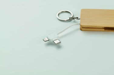 Logotrade promotional merchandise photo of: Key ring charging cable