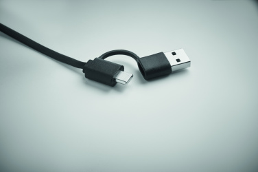 Logo trade corporate gifts image of: 60W retractable charging cable