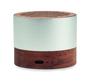 Logo trade corporate gift photo of: Recycled aluminium speaker