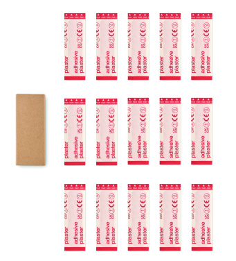 Logo trade advertising products picture of: 15 pieces adhesive plasters
