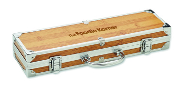 Logo trade advertising products image of: Stainless steel barbecue tools