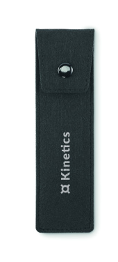 Logo trade promotional merchandise photo of: RPET felt pencil case