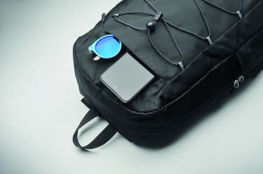 Logo trade promotional item photo of: 600D RPET polyester backpack