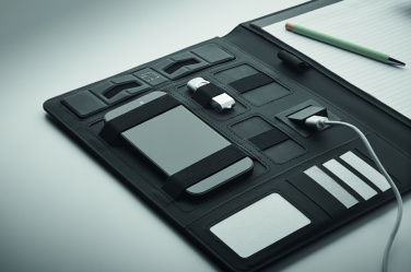 Logotrade promotional giveaway image of: A4 folder and wireless charger
