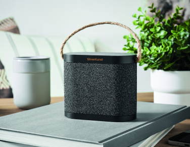 Logo trade promotional items picture of: 15W wireless charger speaker