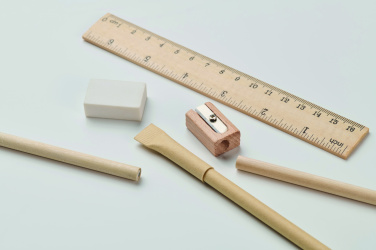 Logo trade promotional giveaways image of: Paper tube stationery set