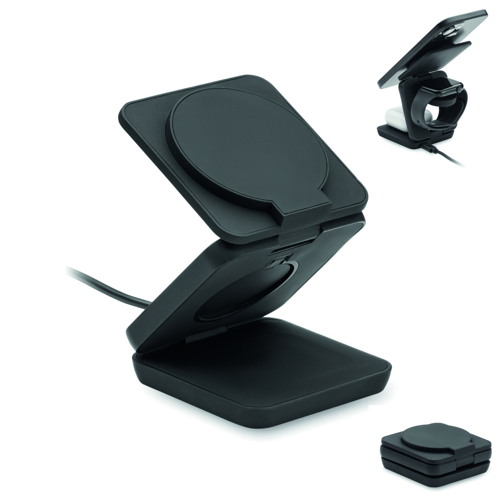 Logotrade promotional merchandise picture of: 3in1 foldable charging station