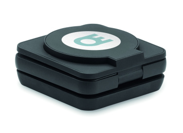 Logo trade promotional merchandise picture of: 3in1 foldable charging station
