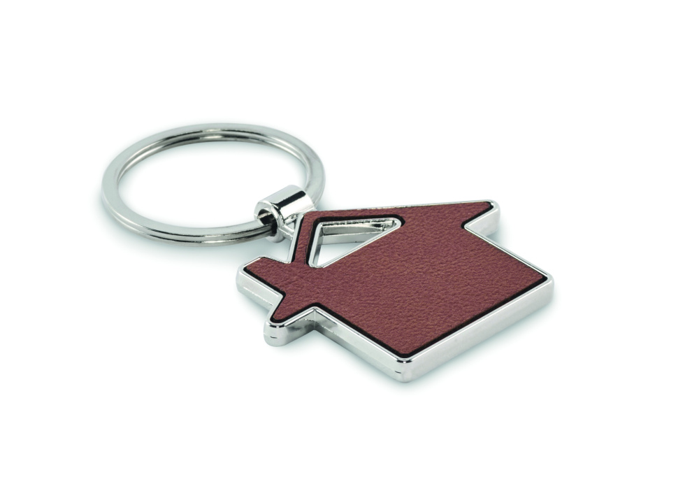 Logotrade promotional gifts photo of: House shaped key ring