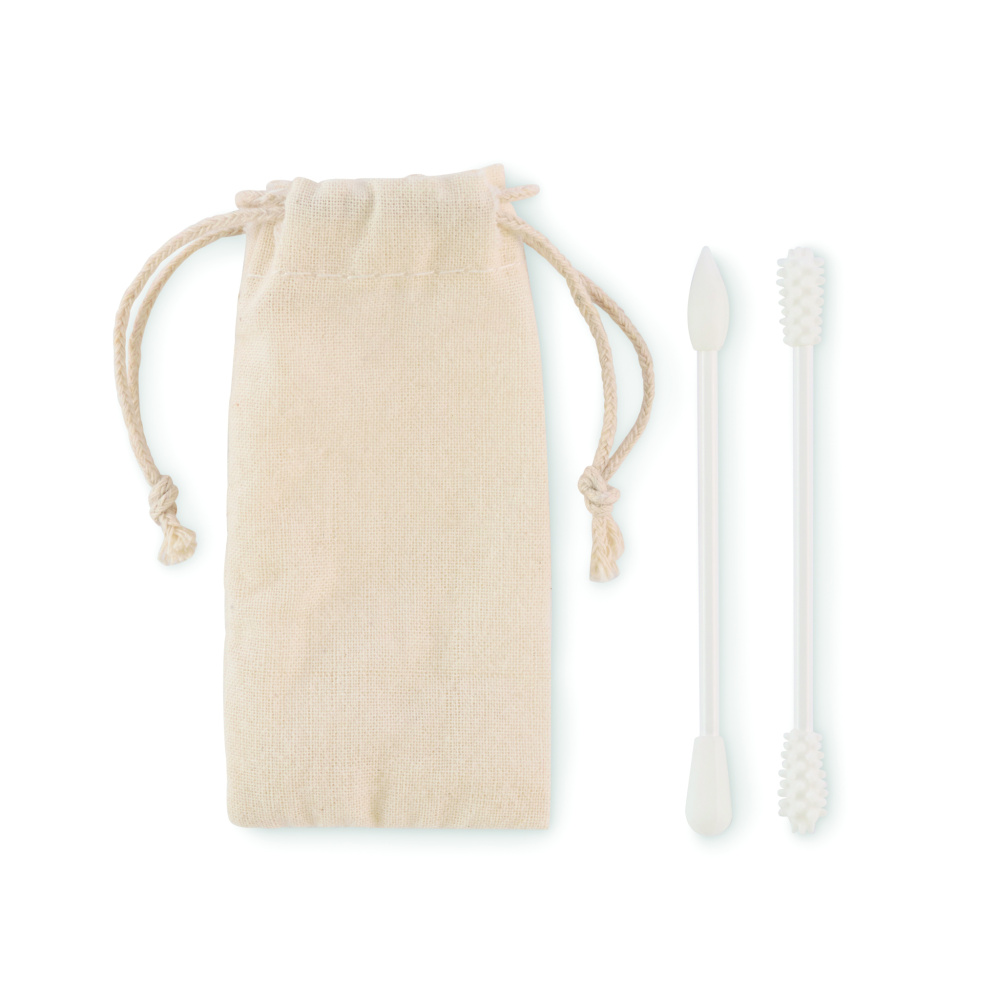 Logo trade promotional merchandise image of: Reusable swabs set
