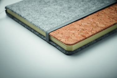 Logotrade promotional gift picture of: A5 RPET cork notebook