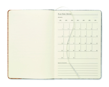 Logotrade promotional products photo of: A5 RPET cork notebook