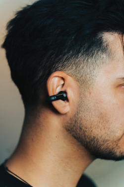 Logo trade promotional giveaways picture of: Urban Vitamin Long Beach ENC rplastic wireless earbuds