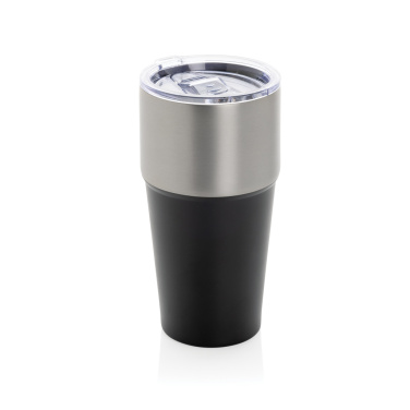 Logo trade corporate gifts image of: Fluid RCS certified recycled steel tumbler 500ml