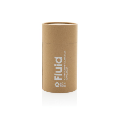 Logo trade promotional items image of: Fluid RCS certified recycled steel tumbler 500ml
