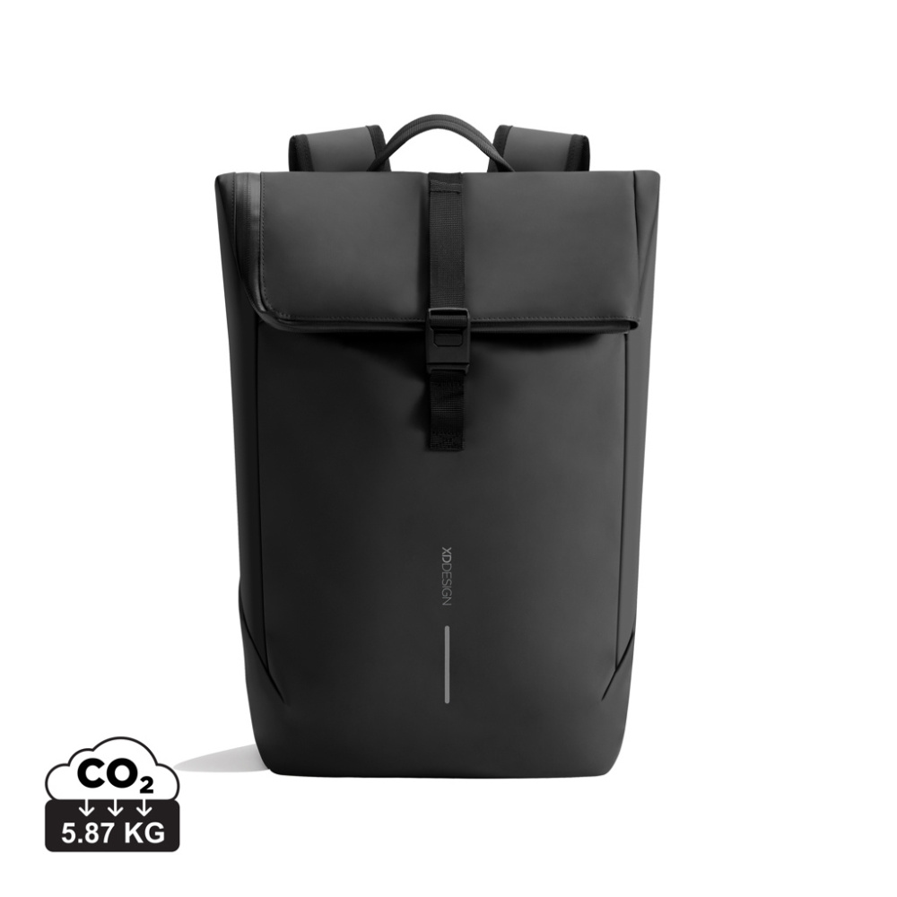 Logo trade business gifts image of: Urban Water Resistant Flap-top Backpack