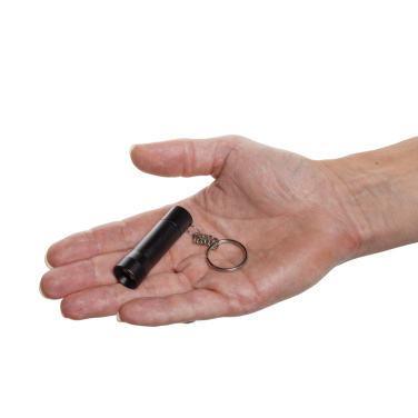 Logotrade corporate gift image of: Flash RCS recycled aluminium keychain torch
