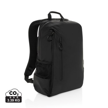 Logotrade advertising products photo of: Lima Aware™ RPET water resistant 15.6 laptop backpack