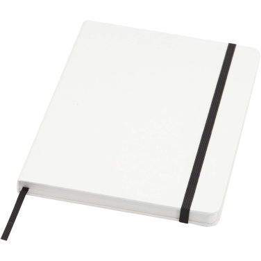 Logotrade advertising product image of: Holm A5 stone paper hard cover notebook with lined pages