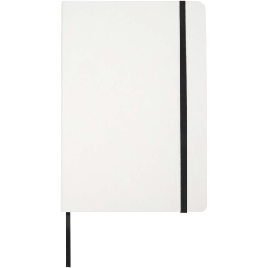 Logo trade promotional products image of: Holm A5 stone paper hard cover notebook with lined pages