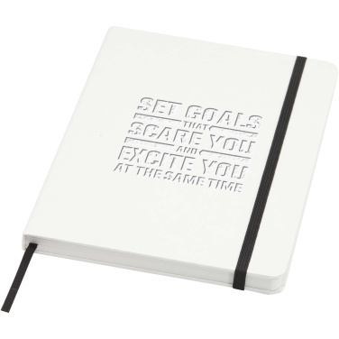 Logotrade advertising products photo of: Holm A5 stone paper hard cover notebook with lined pages