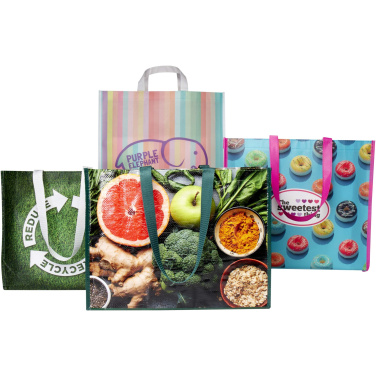 Logo trade promotional items image of: Laminated totes sample box