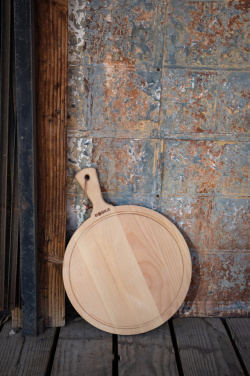 Logo trade promotional merchandise image of: BOSKA Serving Board Round Amigo L
