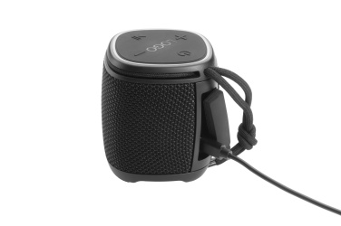 Logo trade promotional gifts picture of: Bluetooth speaker HERMON Schwarzwolf