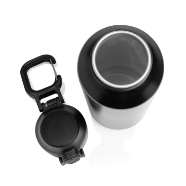 Logotrade promotional merchandise image of: Via RCS Re-steel lockable sport bottle 600ML