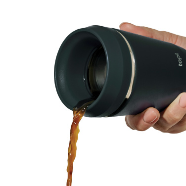 Logo trade promotional merchandise photo of: Topl Recycled Steel To Go Tumbler Patented 360 Lid 235ml