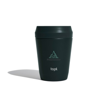 Logotrade business gift image of: Topl Recycled Steel To Go Tumbler Patented 360 Lid 235ml