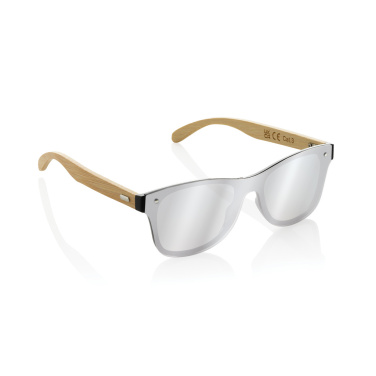 Logo trade promotional items picture of: Prism RCS recycled plastic sunglasses with bamboo frame