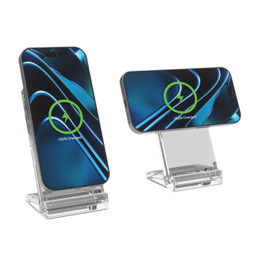 Logotrade promotional product picture of: Magcharge 15W magnetic wireless charging stand