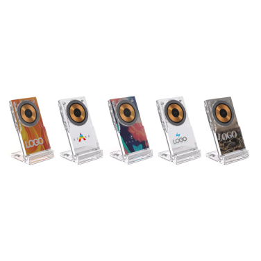 Logo trade corporate gifts image of: Magcharge 15W magnetic wireless charging stand