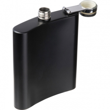 Logo trade promotional items image of: Stainless steel hip flask Sheffield