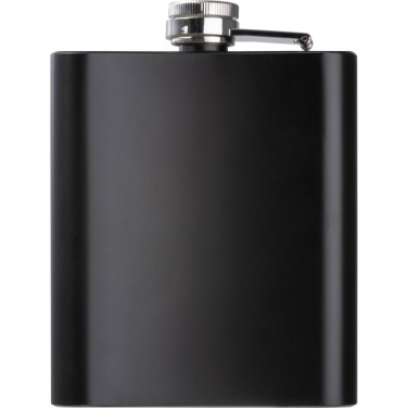 Logo trade promotional items image of: Stainless steel hip flask Sheffield