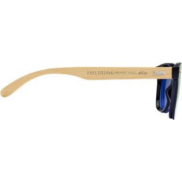Logotrade advertising products photo of: Tan sunglasses with bamboo temples