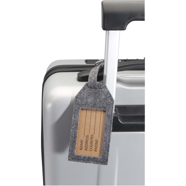 Logo trade corporate gifts image of: Tie luggage tag