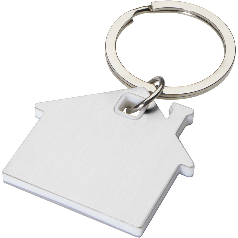 Logo trade business gift photo of: Nook house-shaped keychain