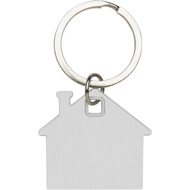 Logotrade promotional gift picture of: Nook house-shaped keychain